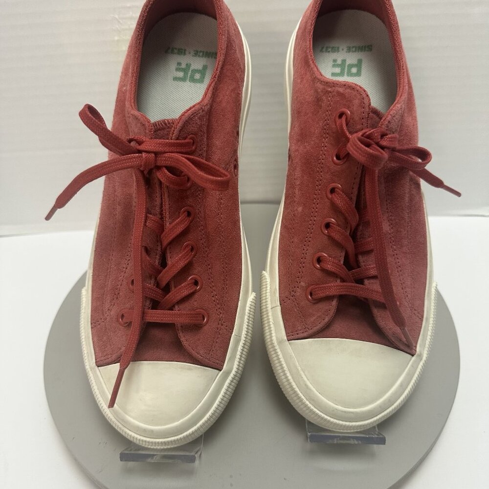 PF Flyers Rigid Wedge Suede Sneaker Pink Size Women's 9.5 Men 8 Unisex Retro